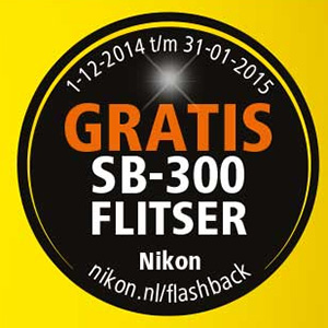 Nikon Flashback: Gratis flitser bij D3300 of D5300 | DIGIFOTO Pro