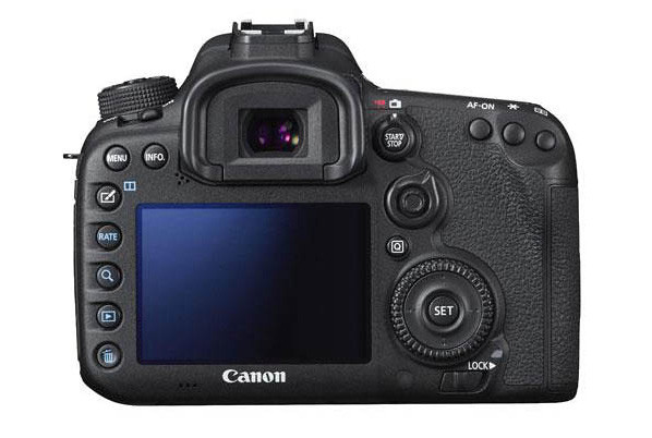 Canon 7D Mark II back
