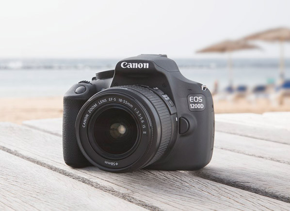 Canon EOS 1200D beach