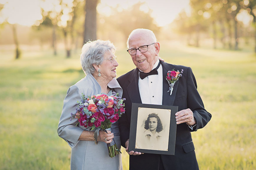 Na 70 jaar toch nog trouwfoto’s