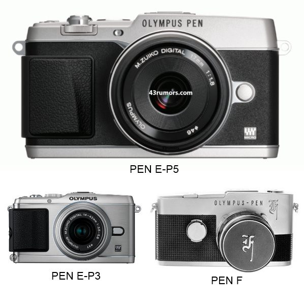 Olypus E-P5 vs PEN F