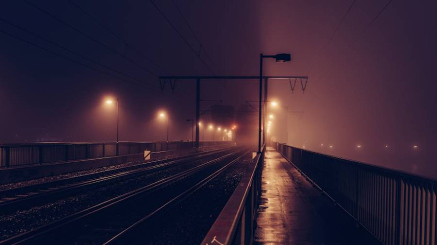 Lichten van gebouwen in de nacht 