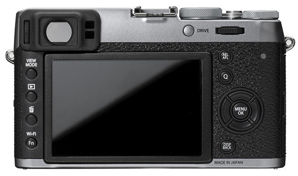 Fujifilm X100T back