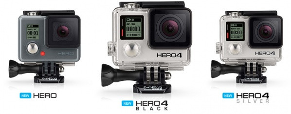 GoPro Hero4 line-up