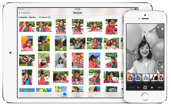 Foto's-app in iOS 8