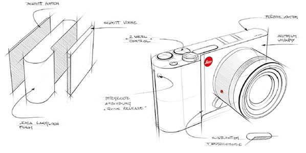 Leica T schets