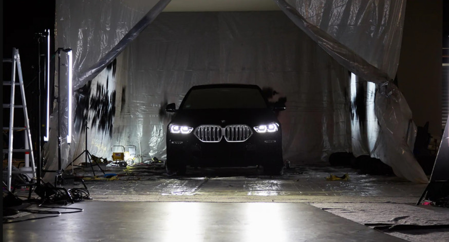 bmw x6 in vantablack