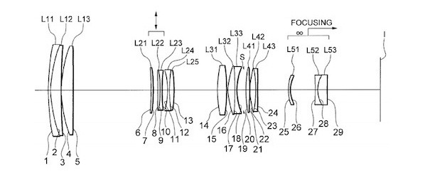 Nikon 200-500mm patent