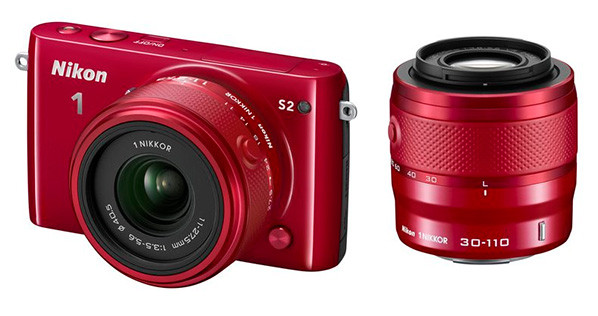 Nikon 1 S2 rood