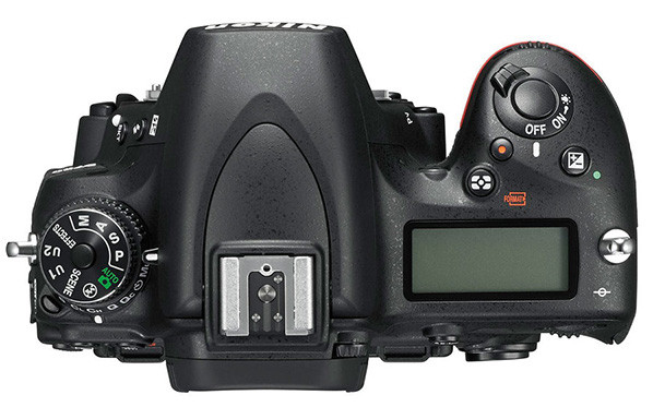 Nikon D750 top