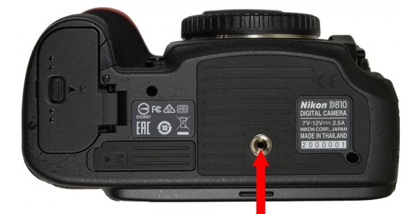 Nikon D810 met zwarte stip