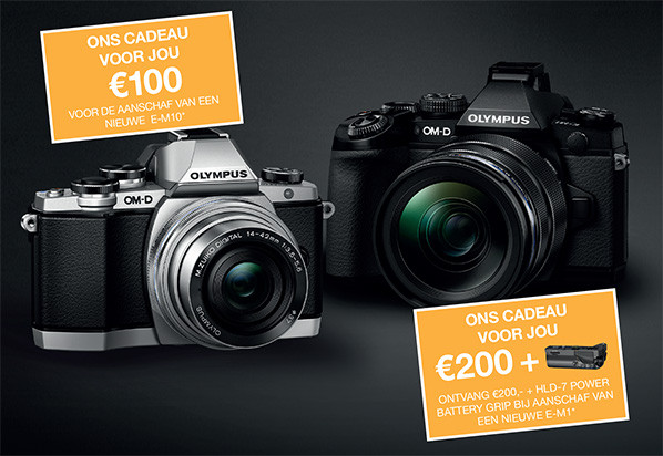 Olympus zomerpromotie inruilactie