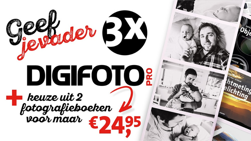 vaderdag, DIGIFOTO Pro, fotomok, abonnement, cadeau, boek, Dré de Man