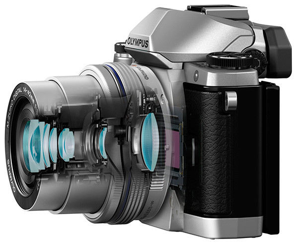 Olympus Pancake 14-42mm ontwerp