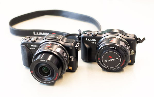 Panasonic GF5 en GF3