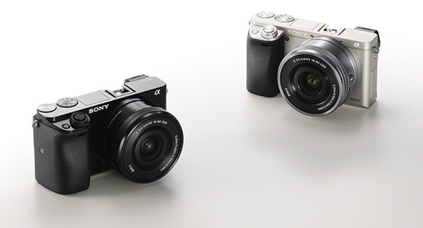 Sony A6000 zwart en titanium