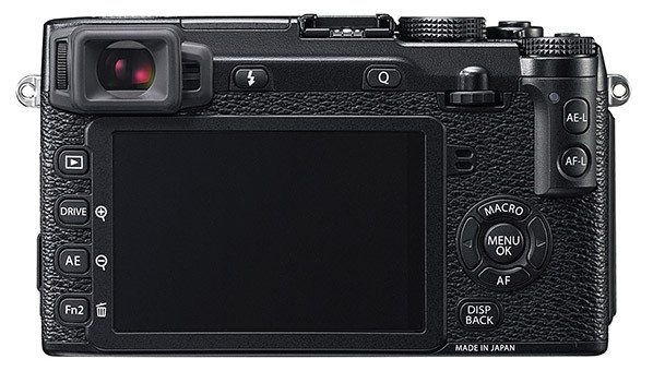 Fujifilm X-E2 back