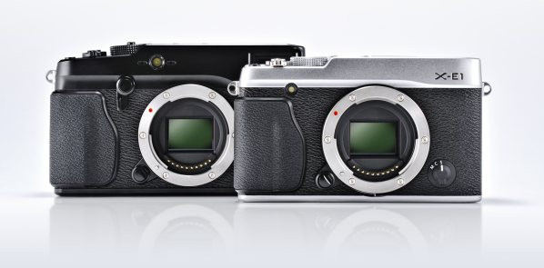 Fujifilm X-E1 en X-Pro1