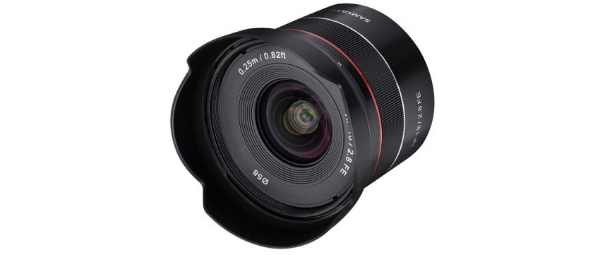 Samyang introduceert lichtste en compactste 18mm ultragroothoek met autofocus ooit