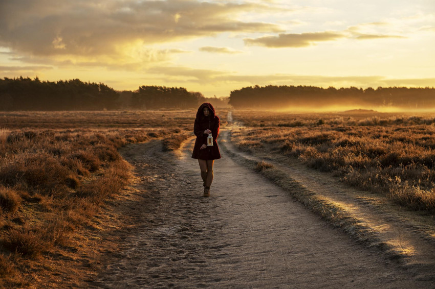 Zelfportret in filmisch landschap