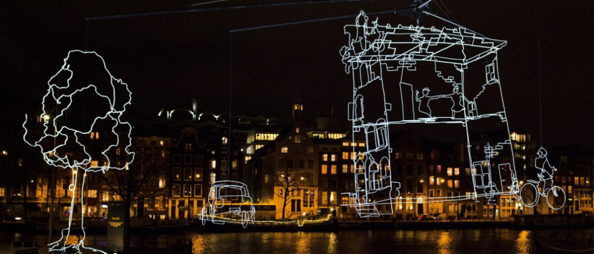 Tien jaar Amsterdam Light Festival: Publiek kiest mee