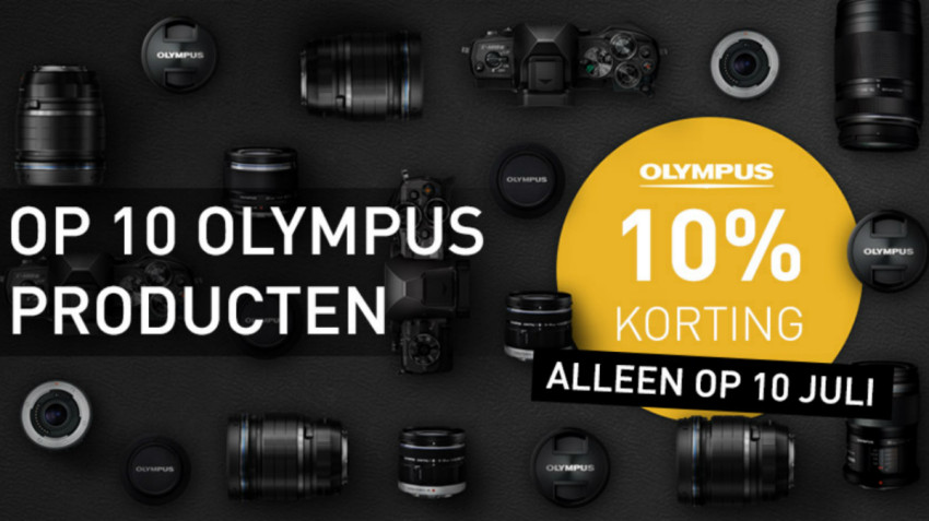 Alleen vandaag: 10% korting op Olympus producten bij CameraTools