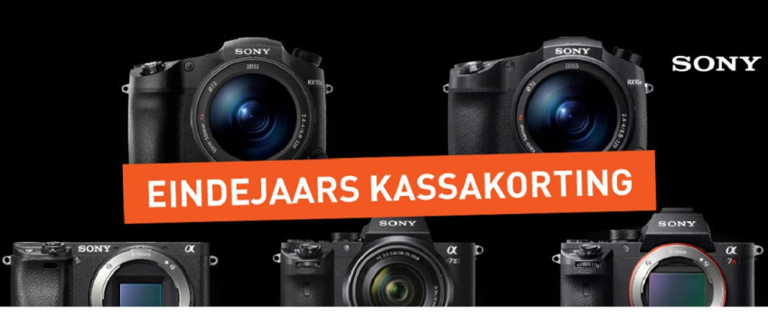 Tot € 370 korting op Sony bij CameraTools