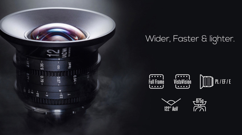 Laowa toont nieuwe 12mm T/2.9 Zero-D Cine Lens