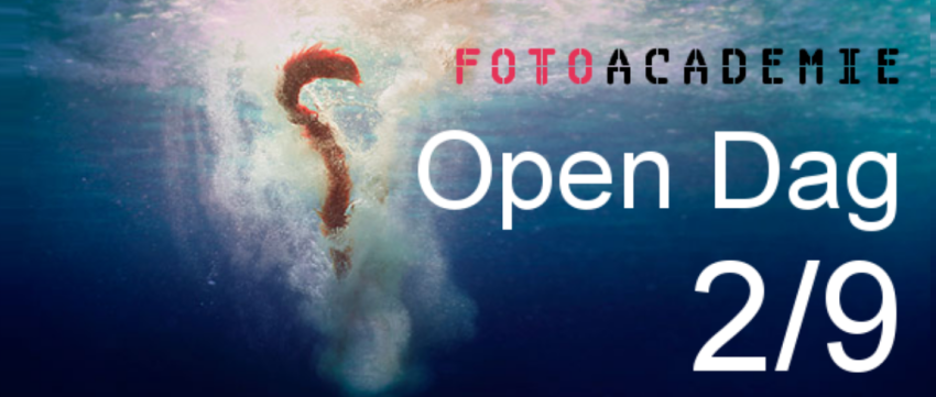 Zaterdag 2 september 2017 Open Dag bij de Fotoacademie!