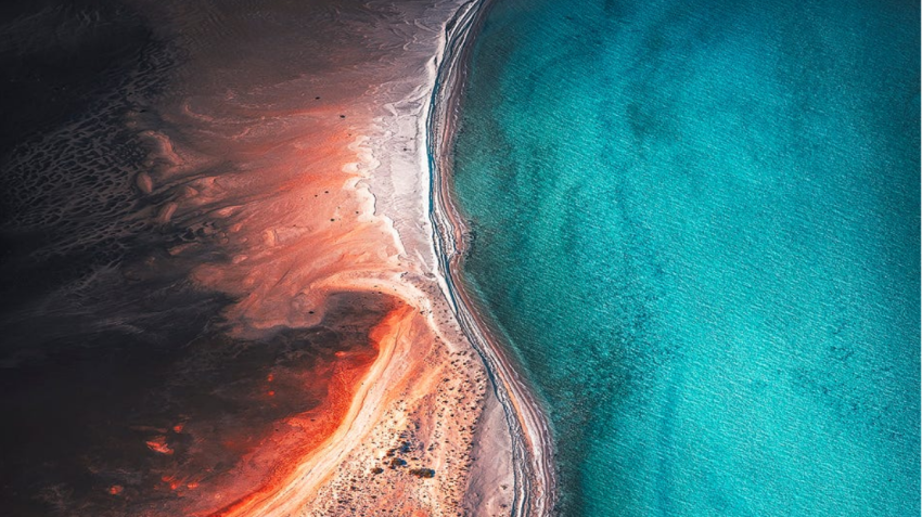 De abstracte luchtfotografie van Scott McCook