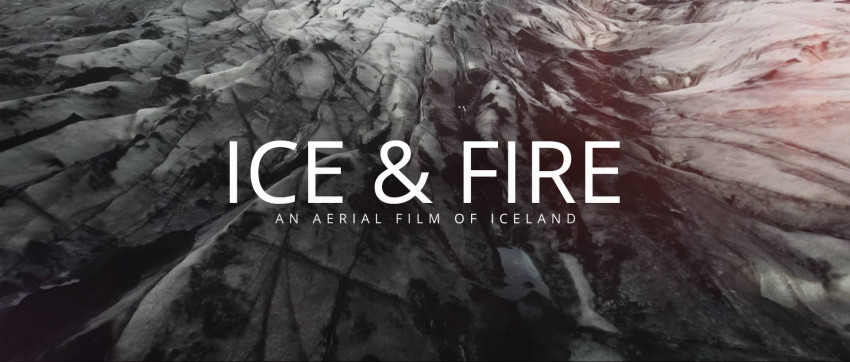 Ice & Fire -  Dronevideo van IJsland