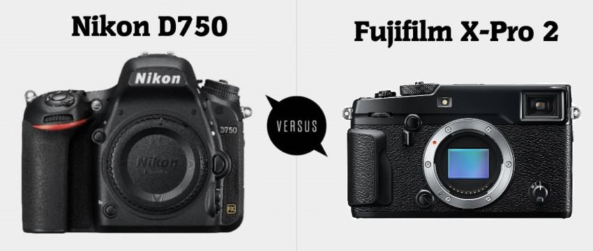 Nikon D750 vs Fujifilm X-Pro 2