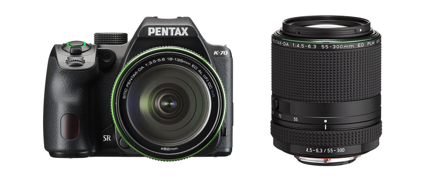 Pentax onthult de K70 en 55-300 objectief