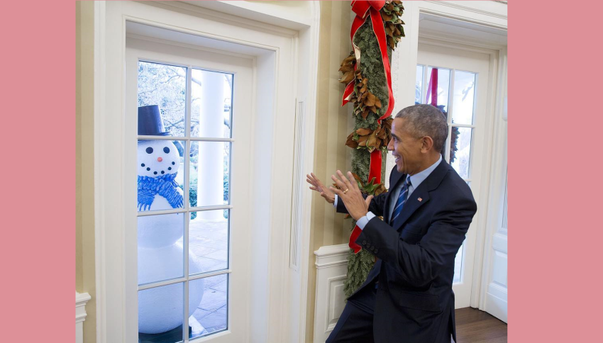 Witte Huis fotograaf Pete Souza haalt grap uit met Obama