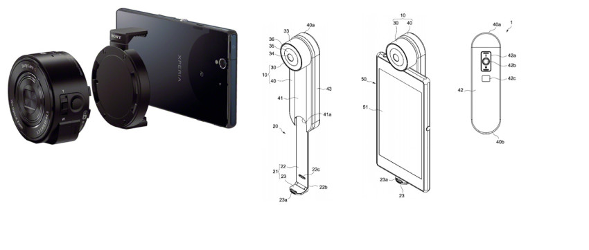 Sony patenteert add-on selfiecamera voor smartphones