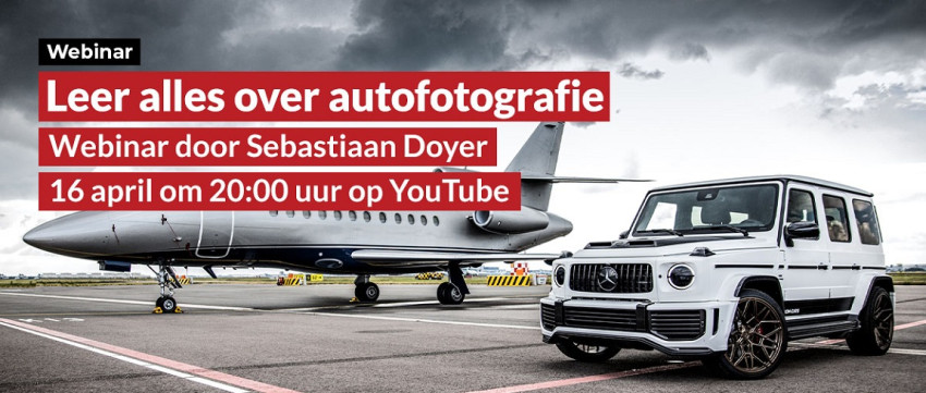 Gratis webinar over autofotografie bij CameraNU.nl