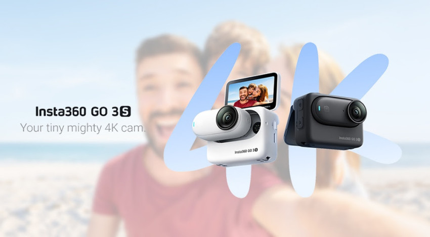 Laat je avonturen stralen in 4K met de nieuwe Insta360 GO 3S