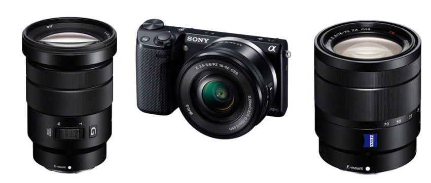 Sony NEX-5T, 16-70mm en 18-105mm te zien op foto's (update)