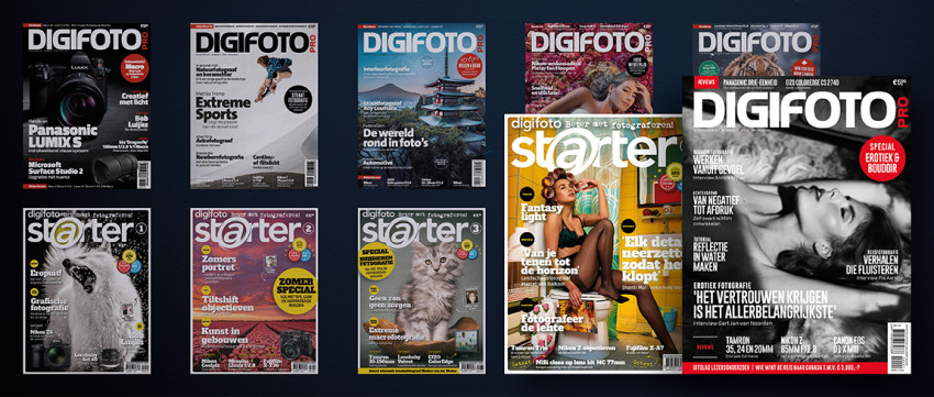 Gemakkelijk DIGIFOTO Pro magazine nabestellen en thuis laten bezorgen!